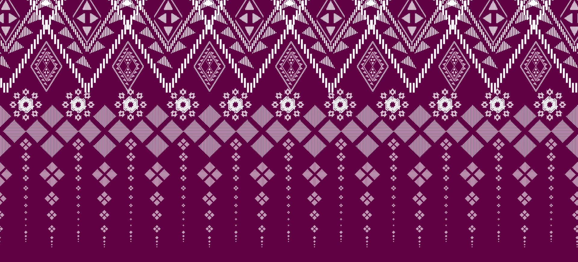 Beatiful of dark blue Geometric ethnic oriental ikat pattern traditional Design and used in background,carpet,wallpaper,clothing,wrapping,Batik,fabric,Vector illustration design vector