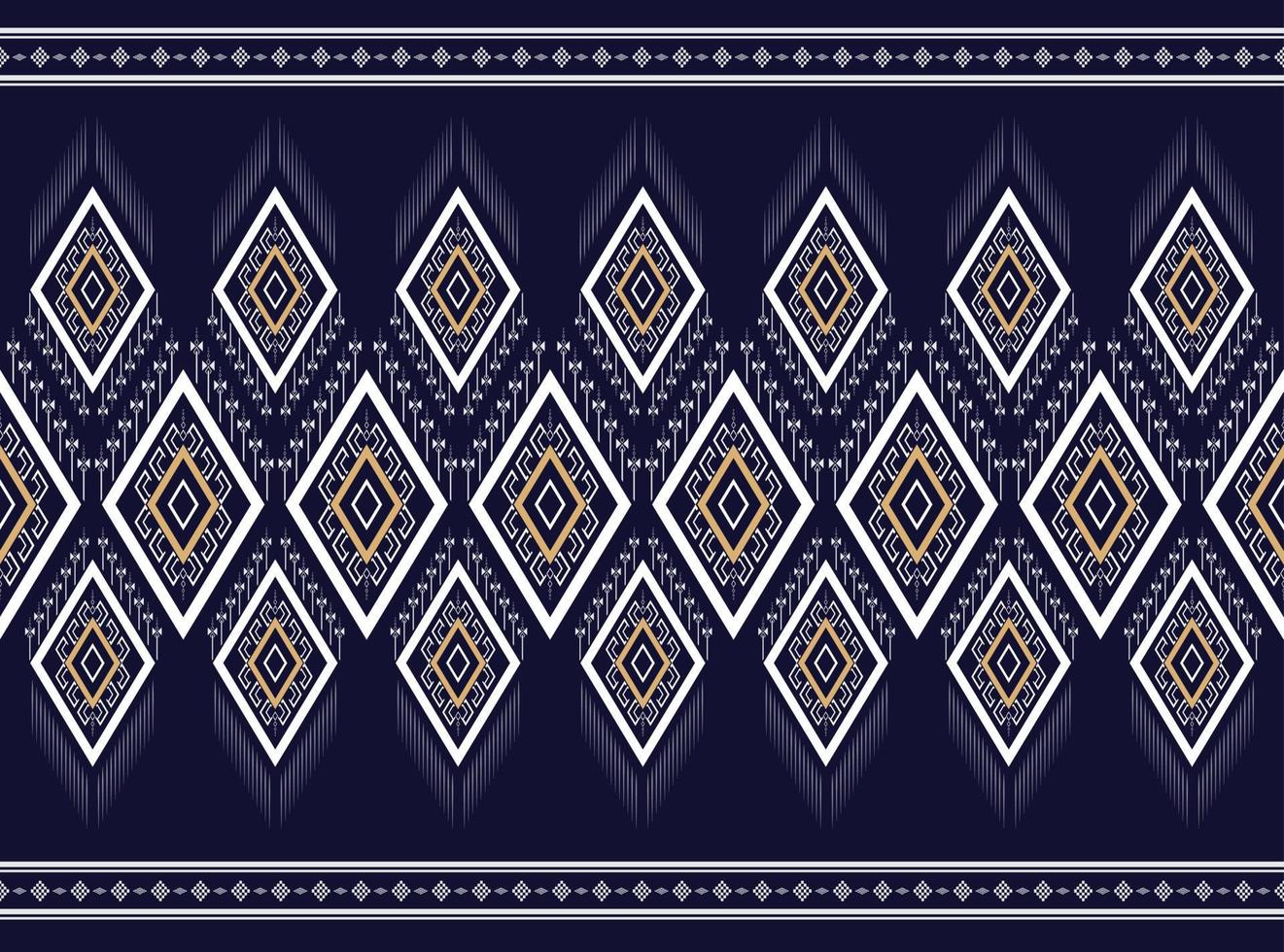 Black and white Geometric ethnic pattern traditional Texture for skirt,carpet,wallpaper,clothing,wrapping,Batik,fabric,clothes, Fashion, sheet white background Vector and illustration embroidery