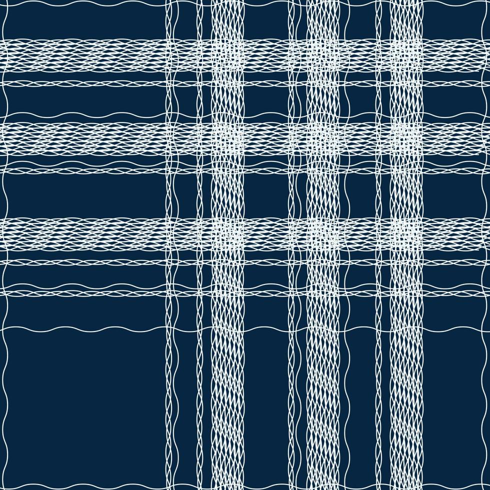 patrón de ikat oriental étnico geométrico azul oscuro y blanco diseño tradicional y patrón de ropa tradicional para fondo, alfombra, papel pintado, ropa, envoltura, tela, ilustración vectorial vector