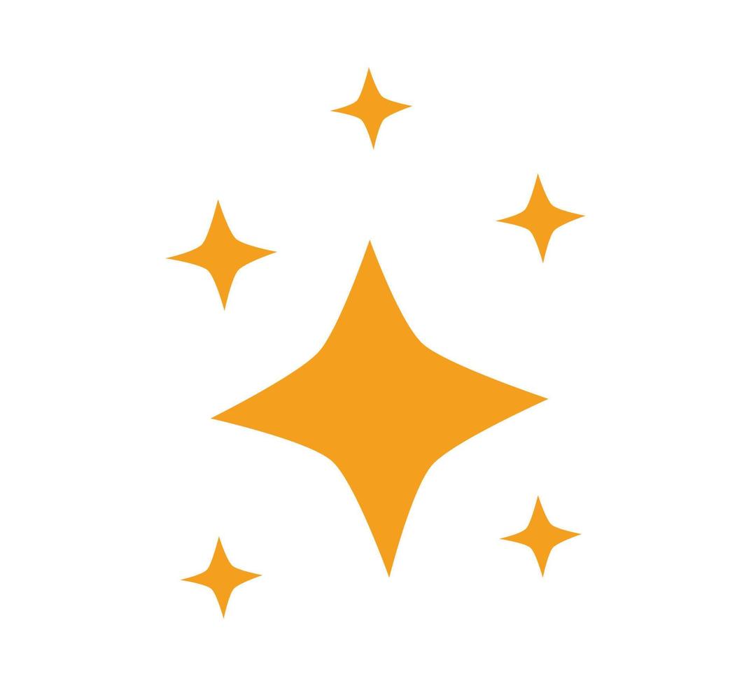 Sparkle icon vector logo illustration