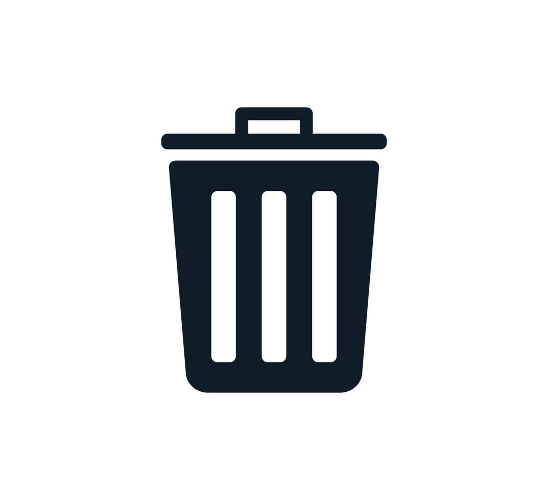 Recycle icon ,garbage icon vector logo design template