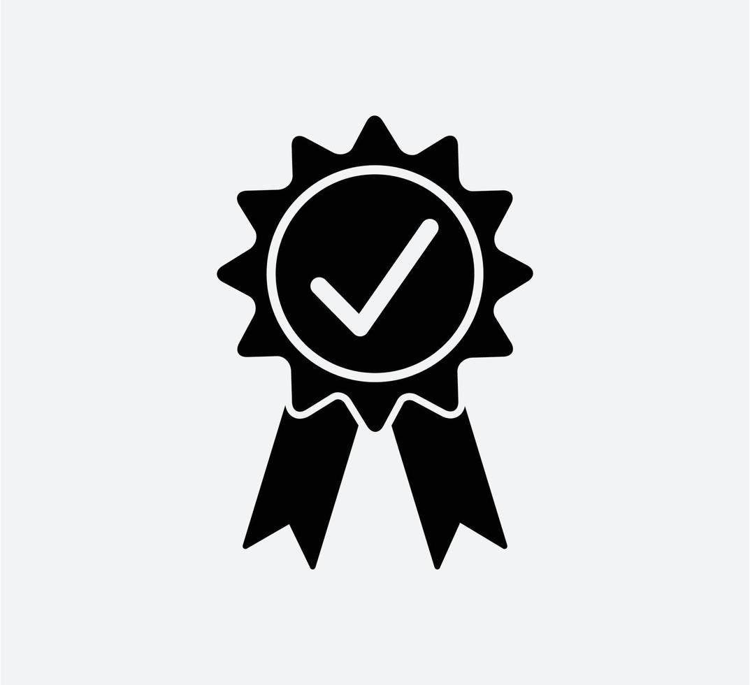 Award approved icon vector logo design template