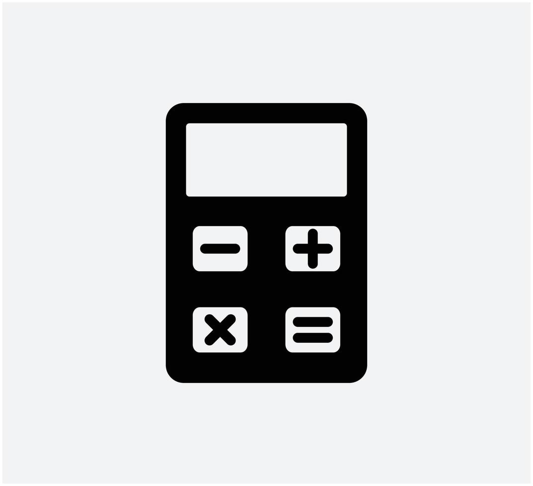 Calculator icon vector logo template