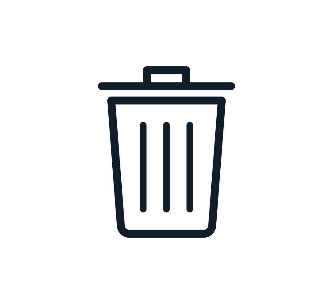 Recycle icon ,garbage icon vector logo design template