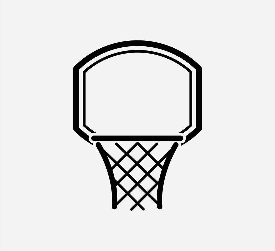 plantilla de diseño de logotipo de vector de icono de bola de cesta