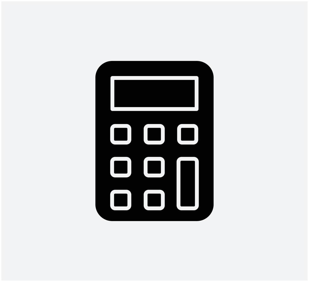 Calculator icon vector logo template