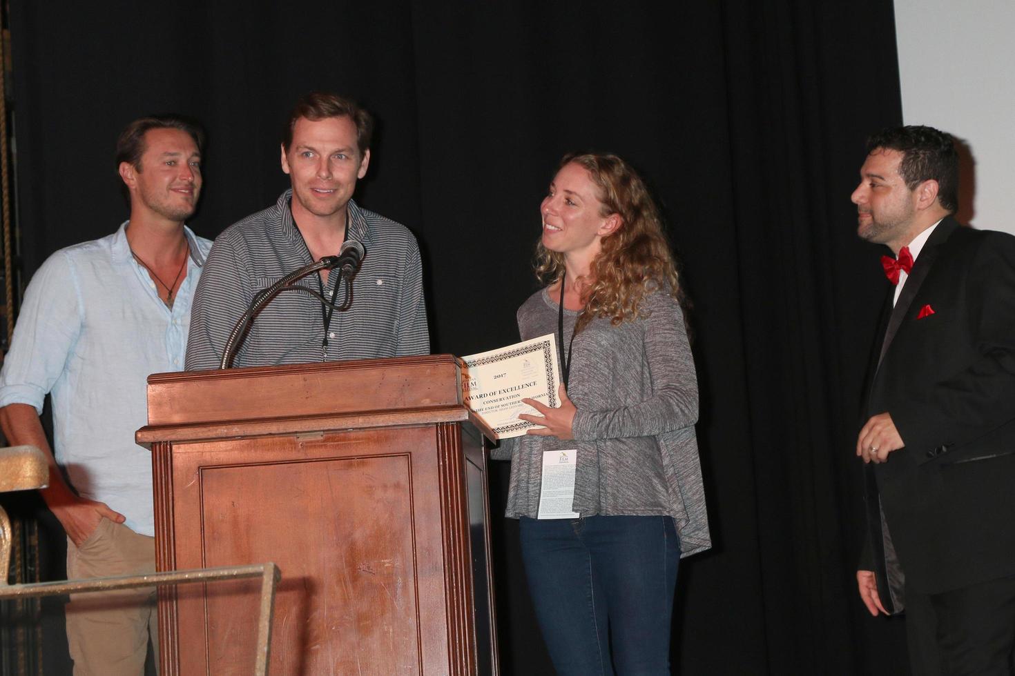 LOS ANGELES, SEP 30 - Conservation Award Winners, Ron Truppa at the Catalina Film Festival Awards at the Casino on Catalina Island on September 30, 2017 in Avalon, CA photo