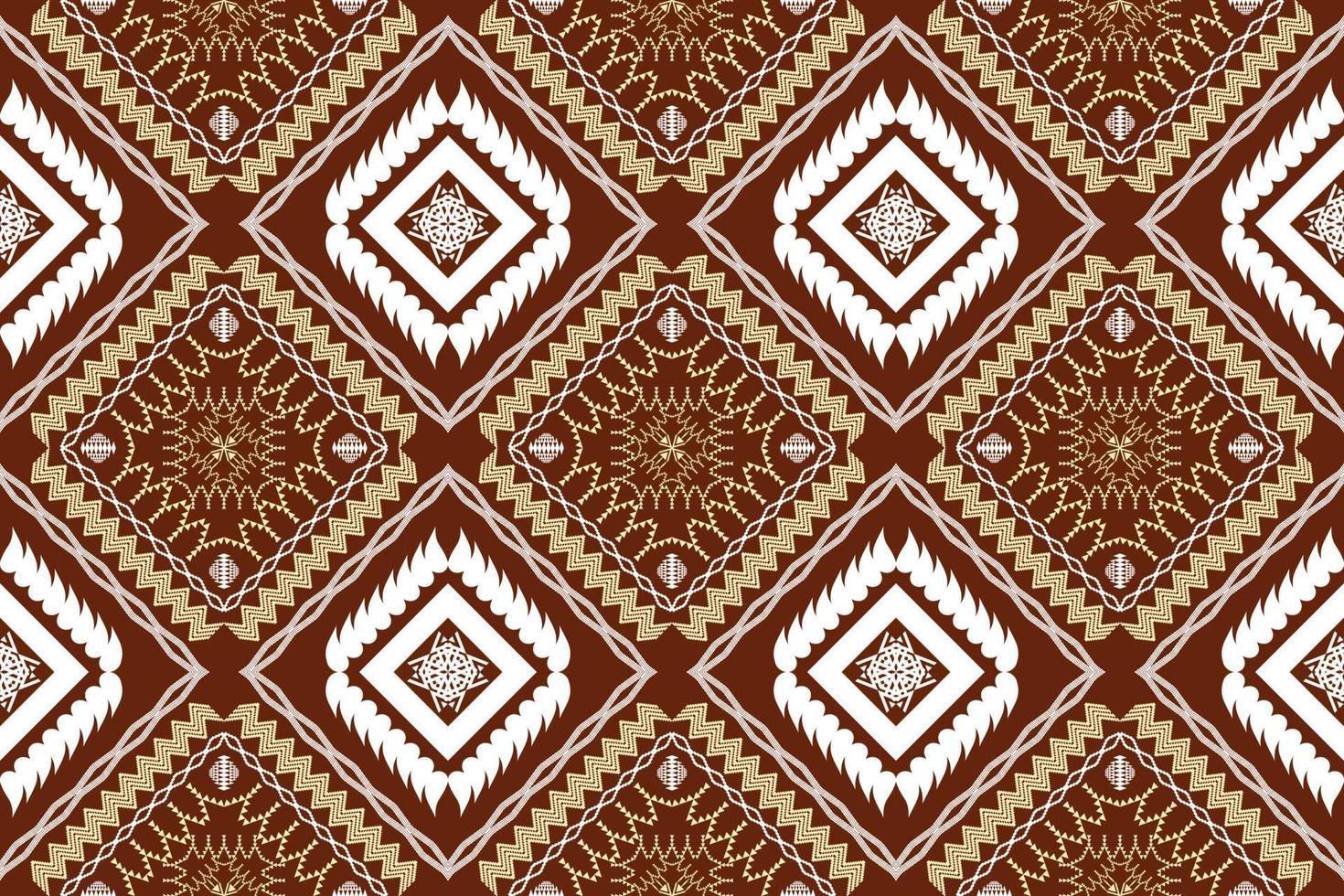 Geometric ethnic oriental traditional art pattern.Figure tribal embroidery style.Design for background,wallpaper,clothing,wrapping,fabric,element,,vector illustration. vector