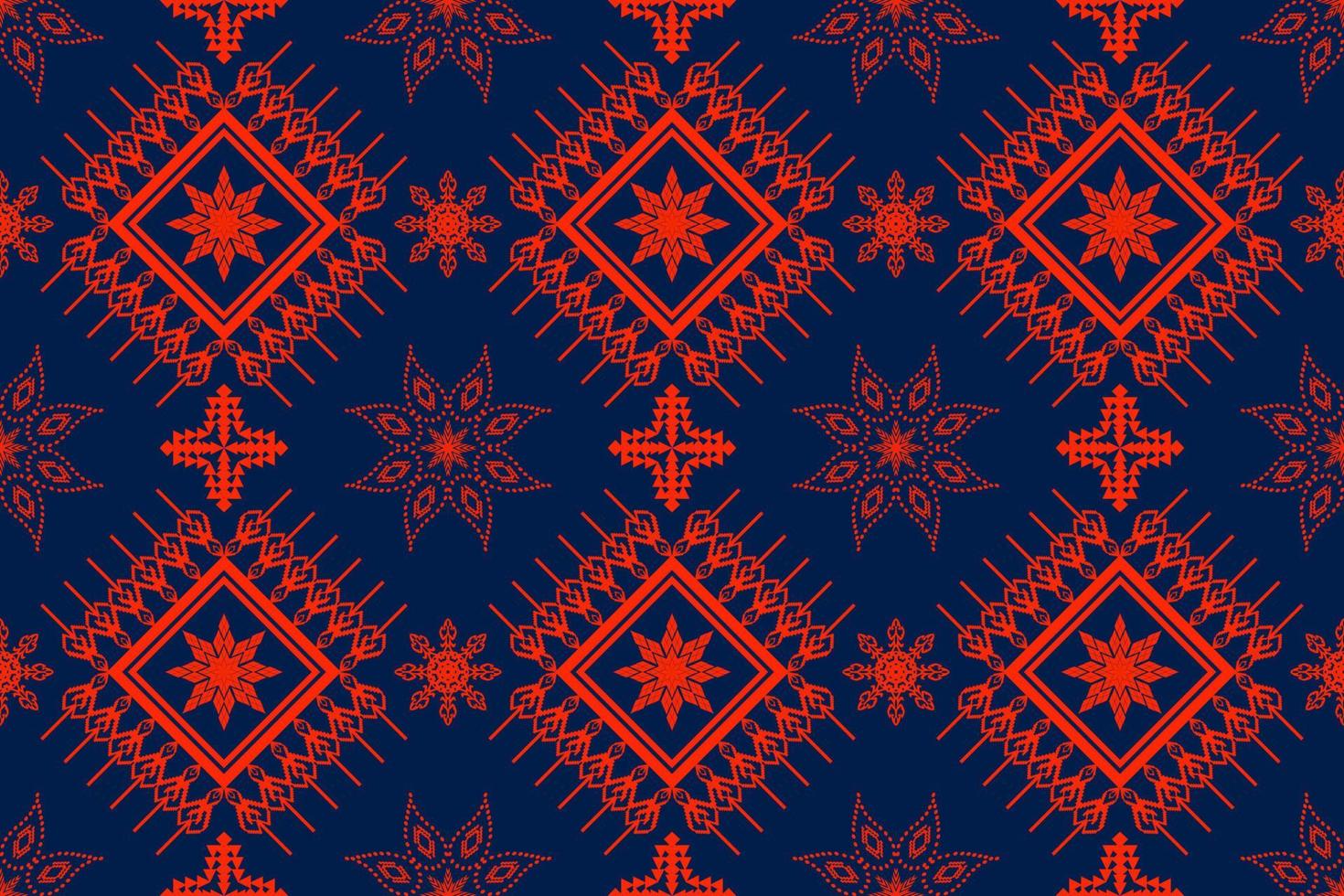Geometric ethnic oriental traditional art pattern.Figure tribal embroidery style.Design for background,wallpaper,clothing,wrapping,fabric,element,,vector illustration. vector