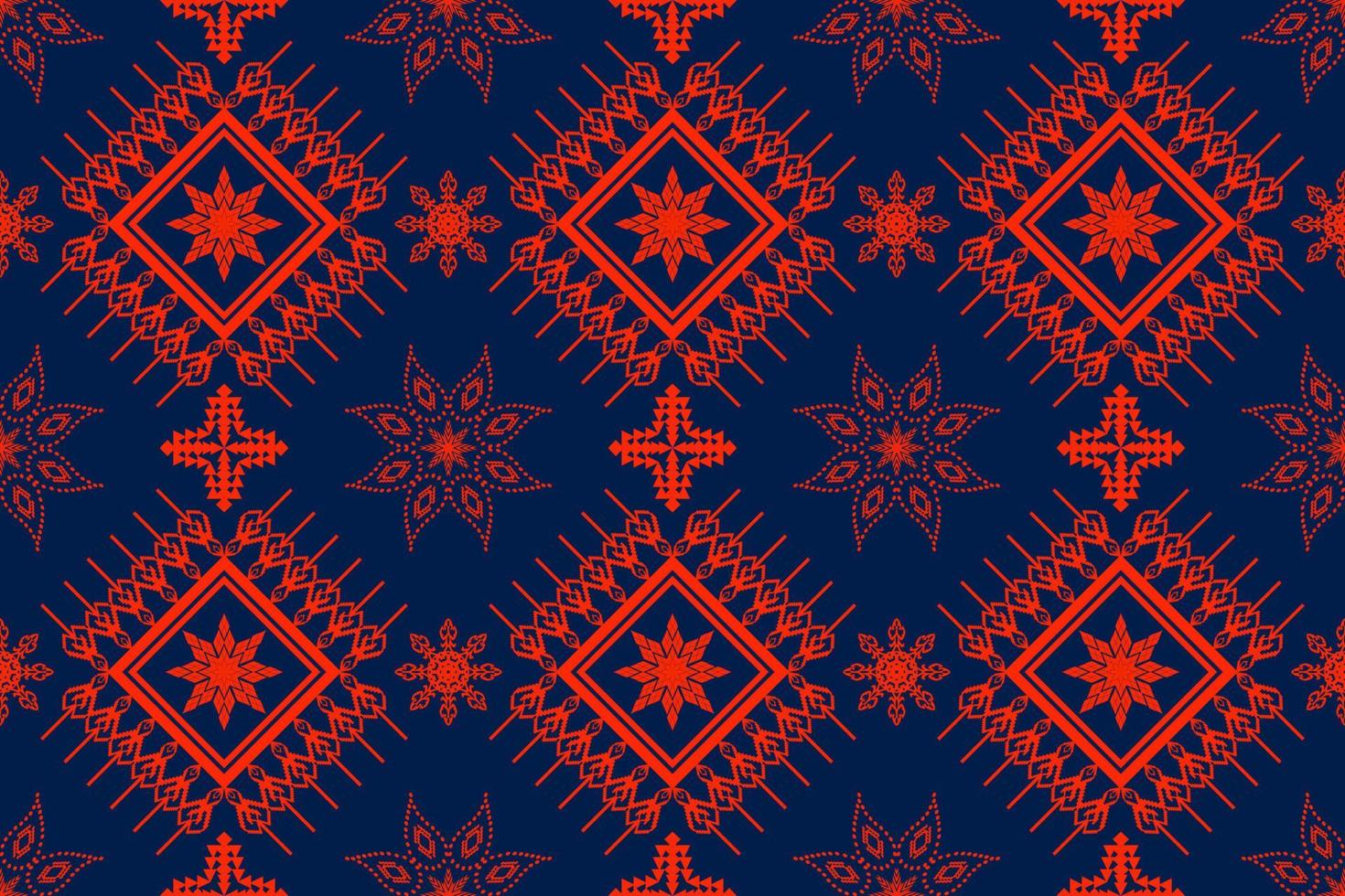 Geometric ethnic oriental traditional art pattern.Figure tribal embroidery style.Design for background,wallpaper,clothing,wrapping,fabric,element,,vector illustration. vector