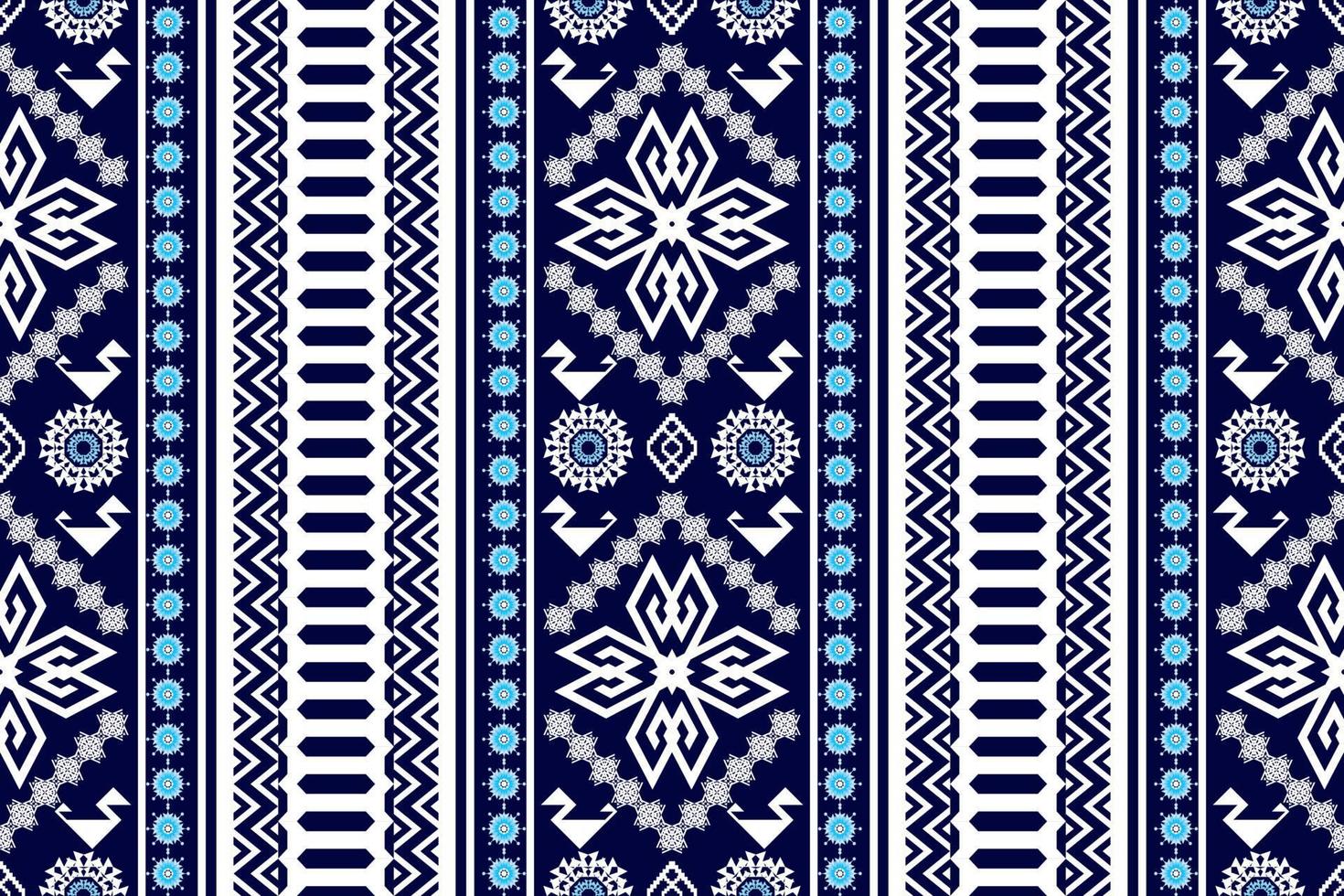 patrón de arte tradicional oriental étnico geométrico.figura estilo de bordado tribal.diseño para fondo, papel tapiz, ropa, envoltura, tela, elemento, ilustración vectorial. vector