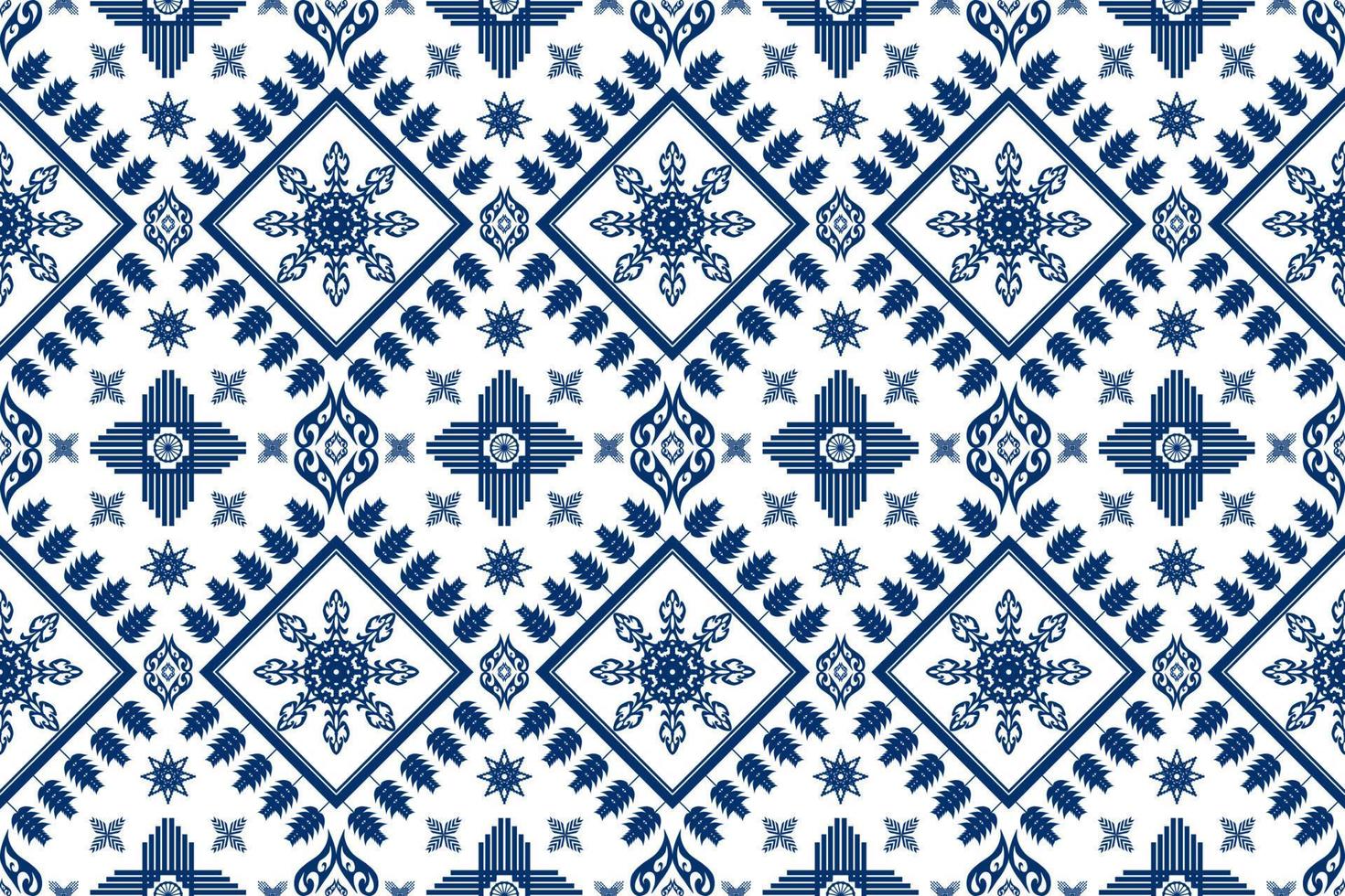 Geometric ethnic oriental traditional art pattern.Figure tribal embroidery style.Design for background,wallpaper,clothing,wrapping,fabric,element,,vector illustration. vector