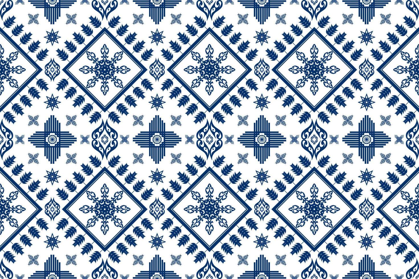 patrón de arte tradicional oriental étnico geométrico.figura estilo de bordado tribal.diseño para fondo, papel tapiz, ropa, envoltura, tela, elemento, ilustración vectorial. vector