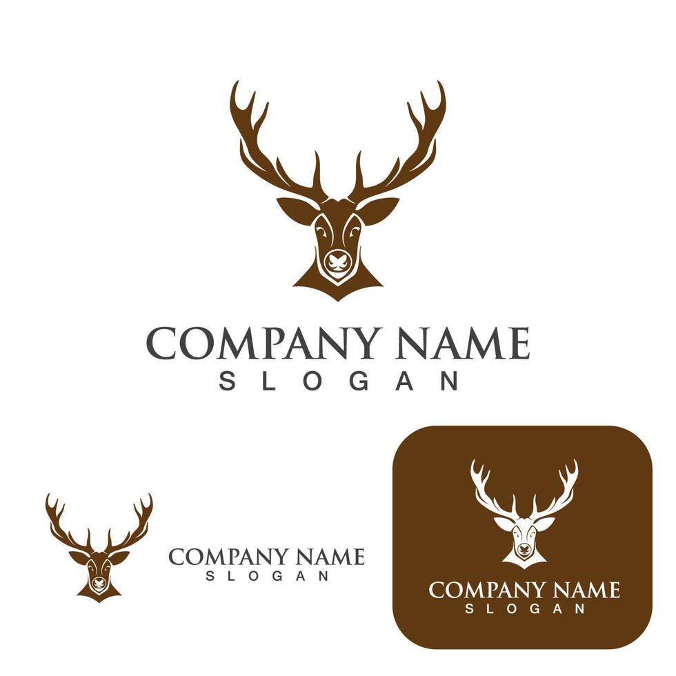 Deer vector icon illustration design