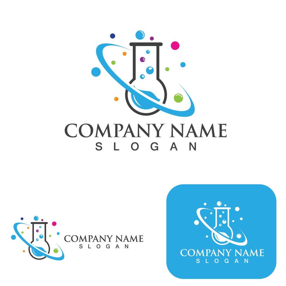 Lab icon template vector illustration
