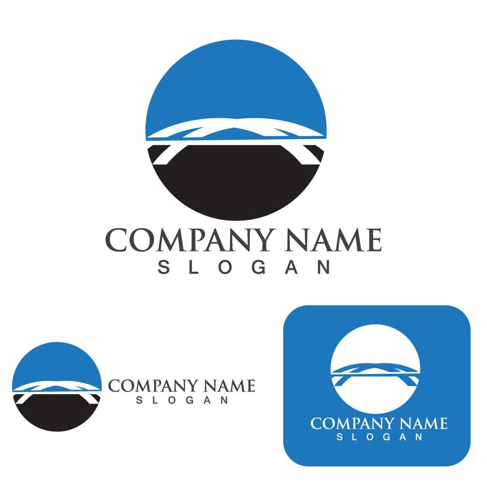 Bridge Logo Template vector icon