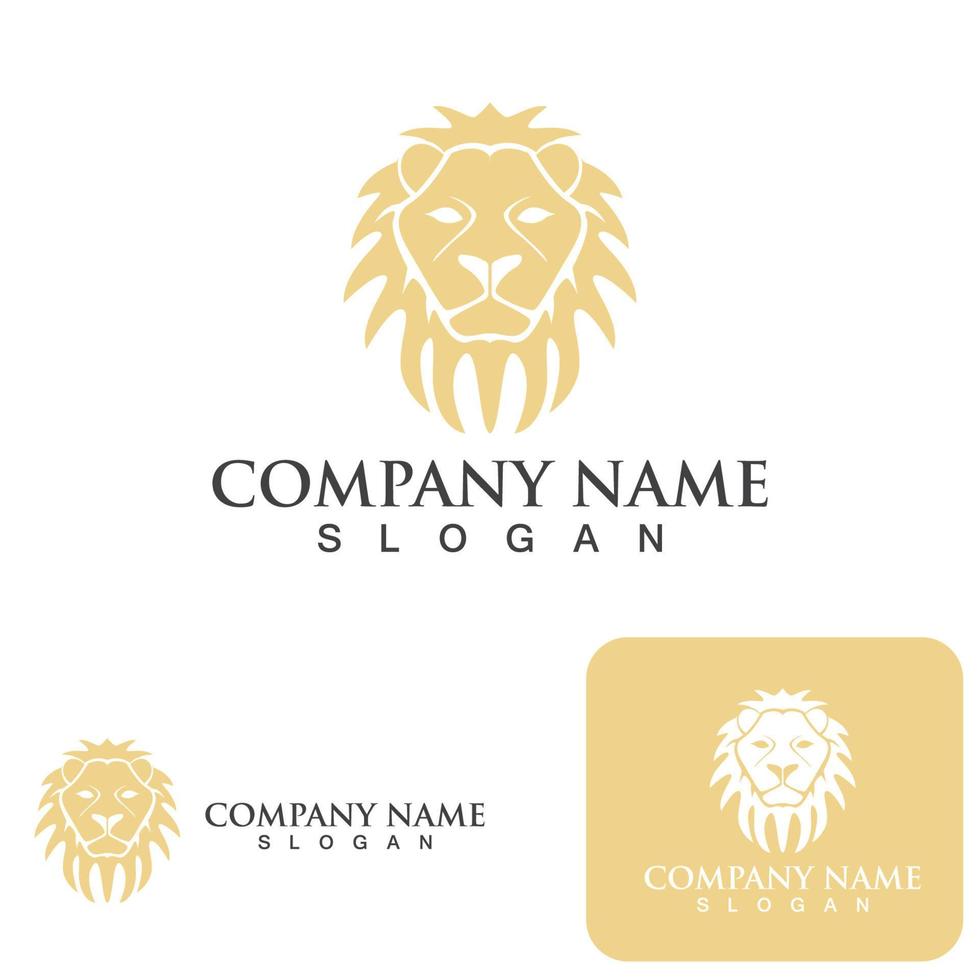 Lion Logo Template vector icon