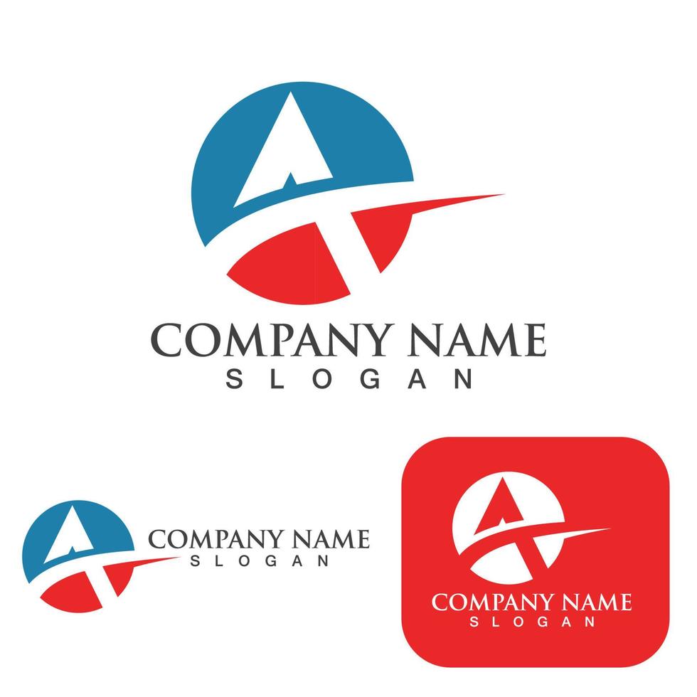 A Letter Logo Template vector