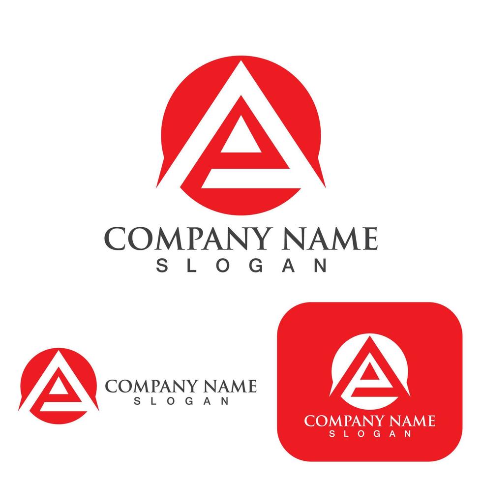 A Letter Logo Template vector