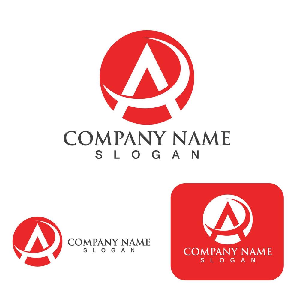 A Letter Logo Template vector