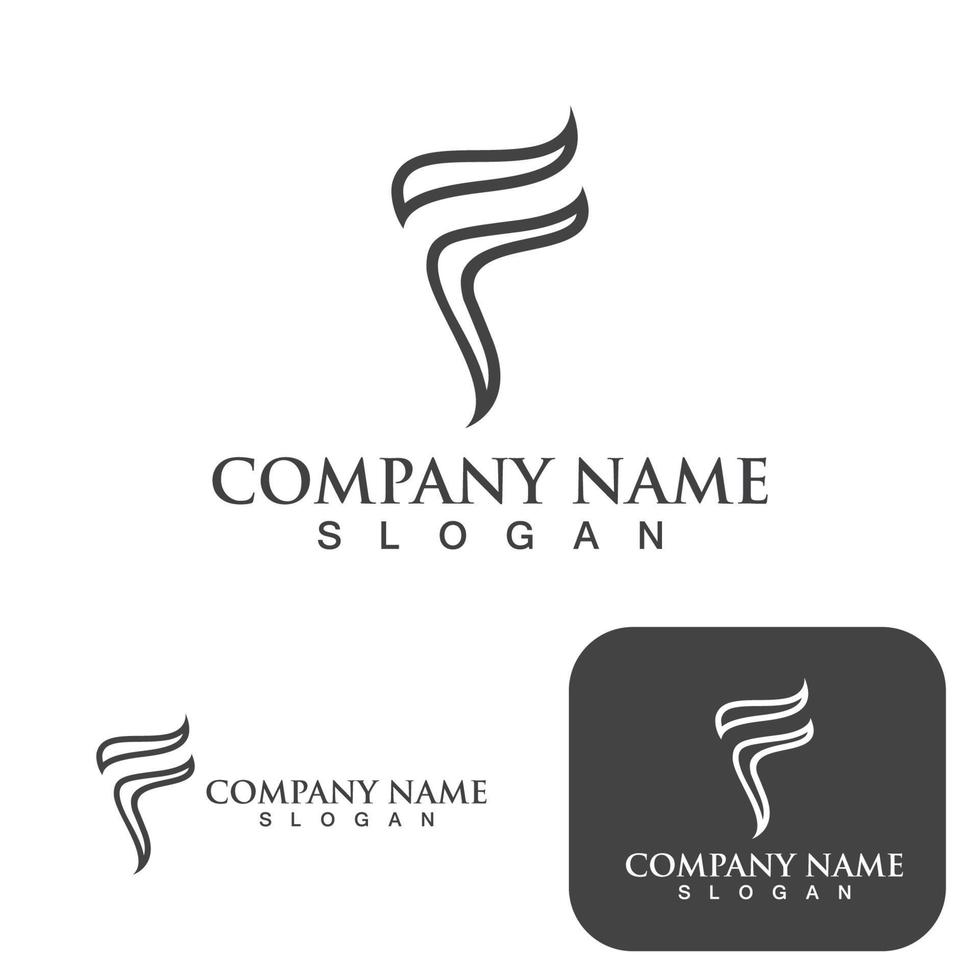 F logo Letter vector icon