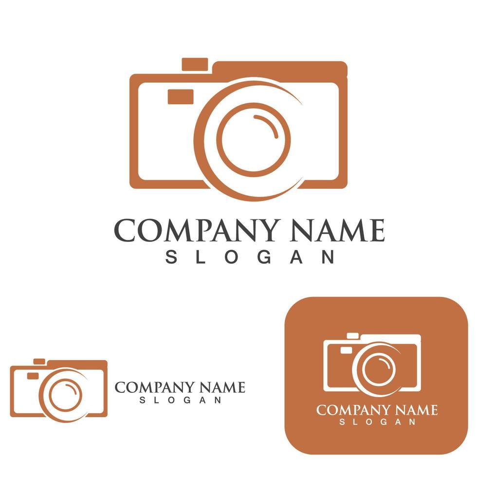 Camera icon element logo vector