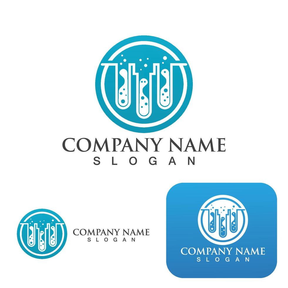 Lab icon template vector illustration
