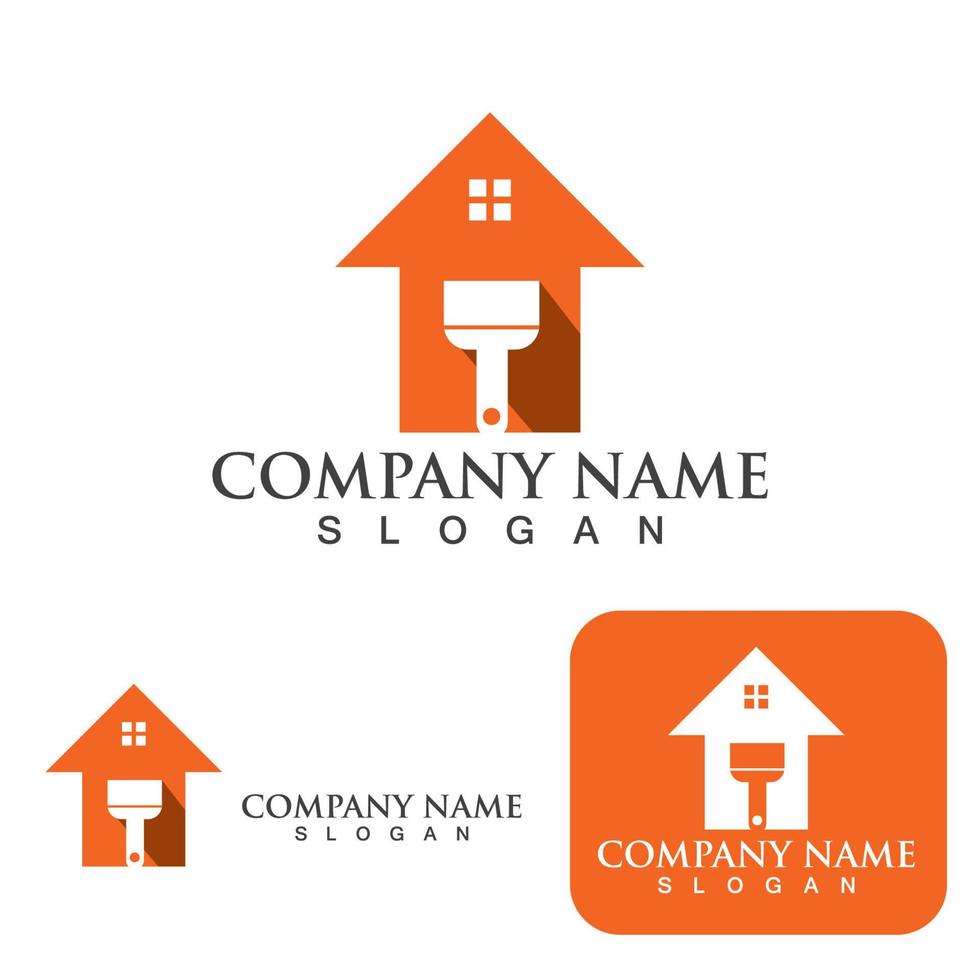 Home and building logo and symbol vector