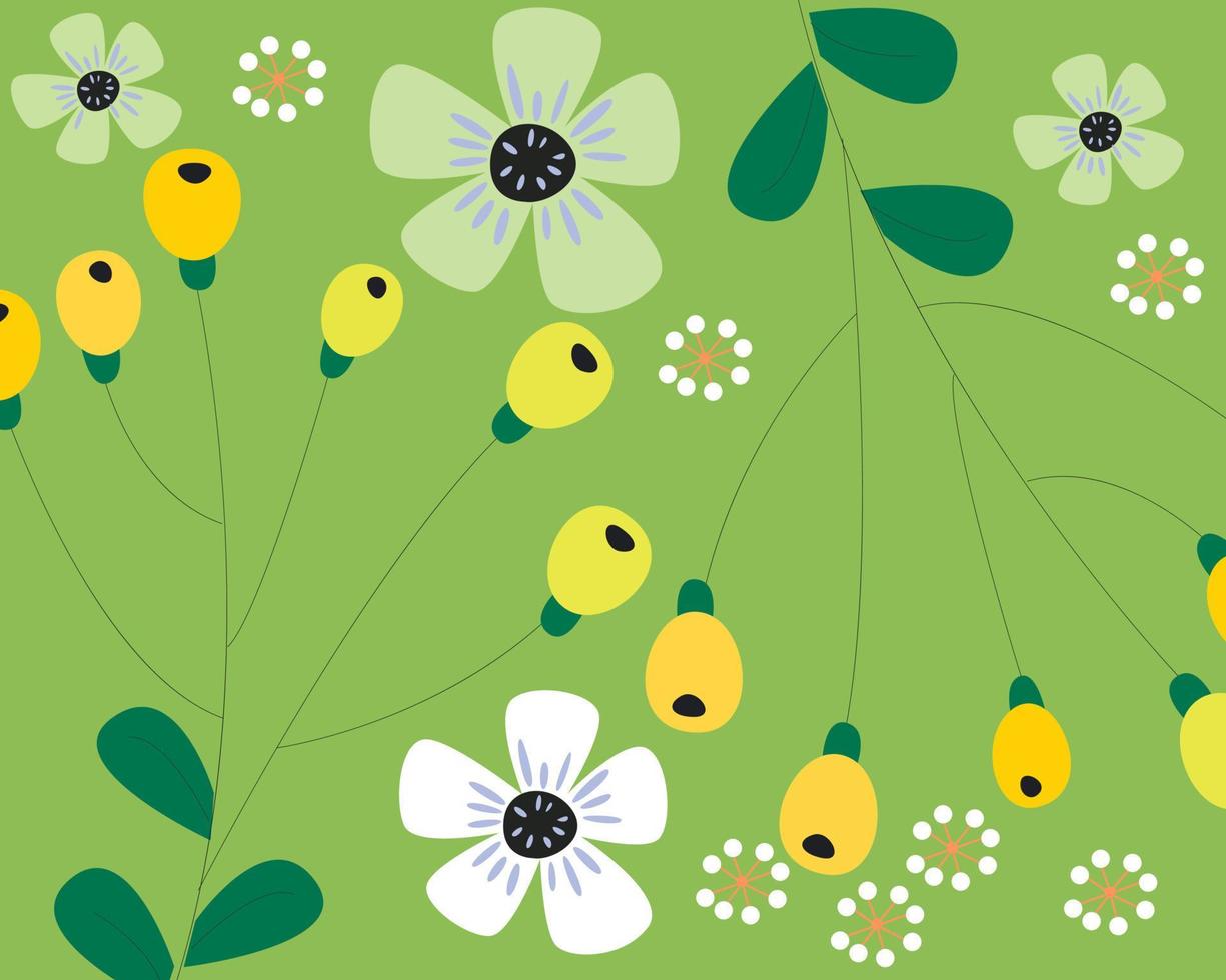 spring flower daisy pattern vector