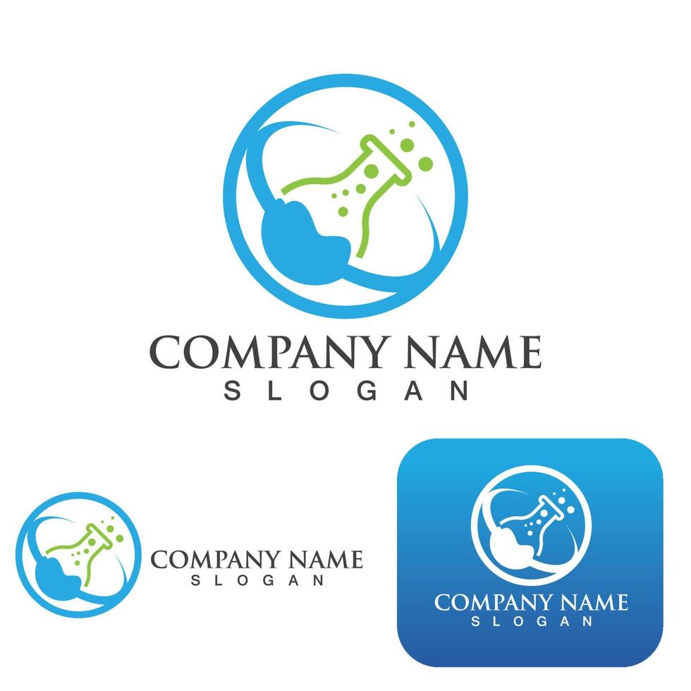 Lab icon template vector illustration