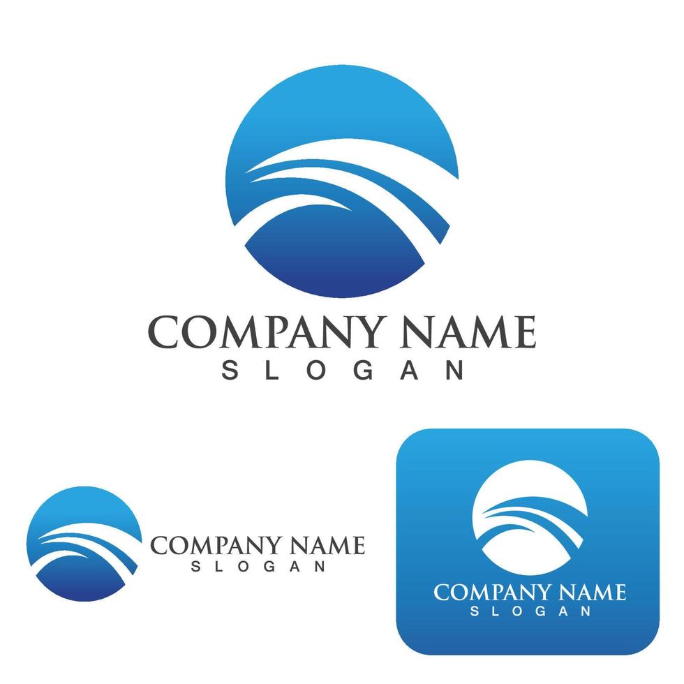 Bridge Logo Template vector icon