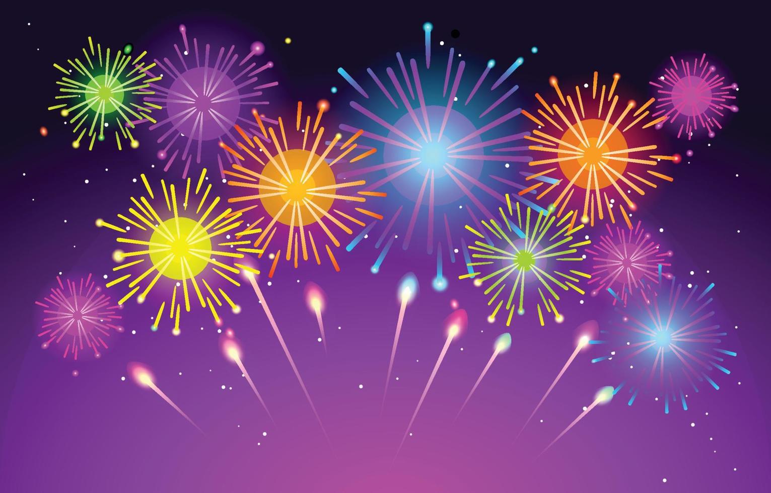 Fireworks Night Festival vector