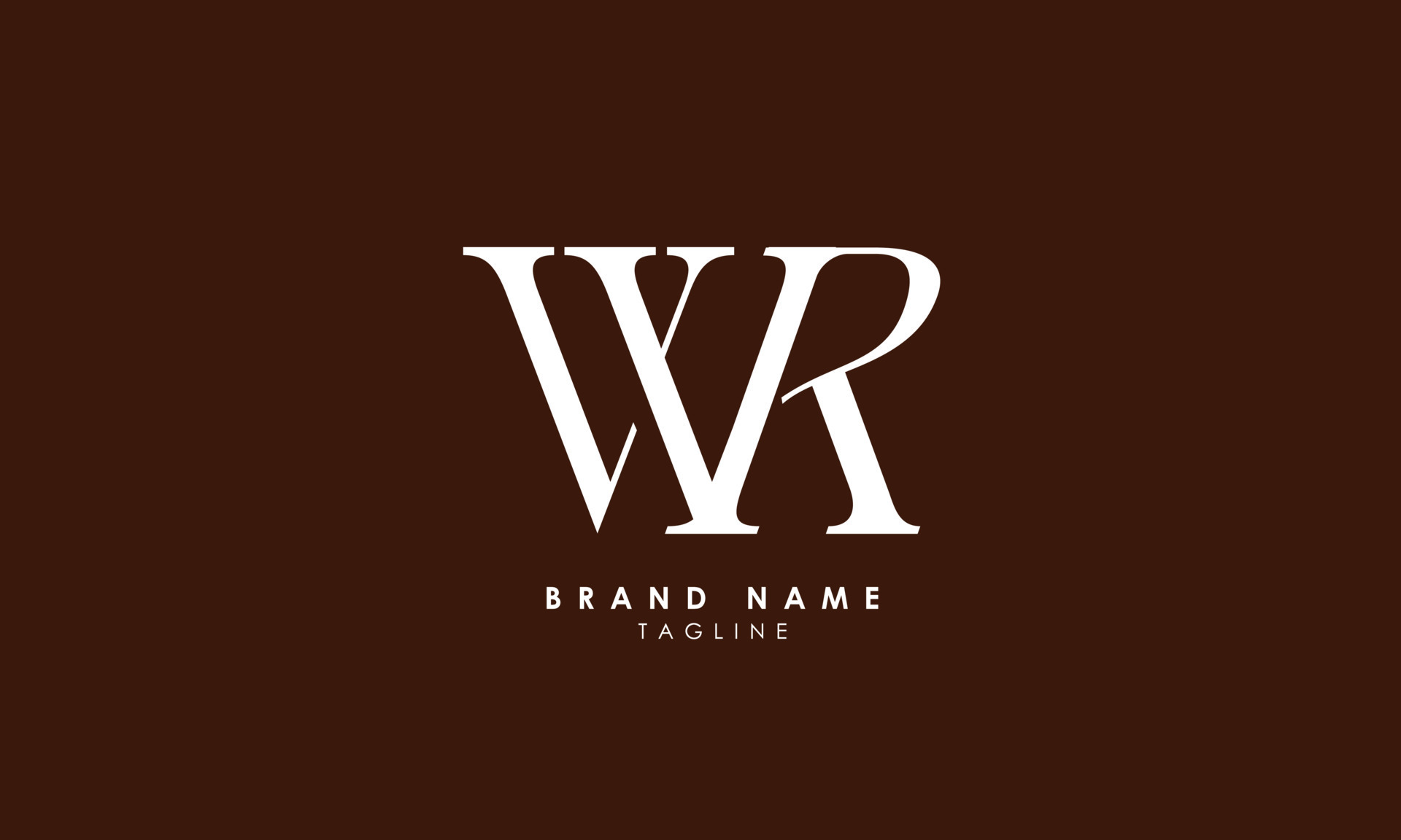 WR Luxury Text Logo Design 7823671 Vector Art at Vecteezy