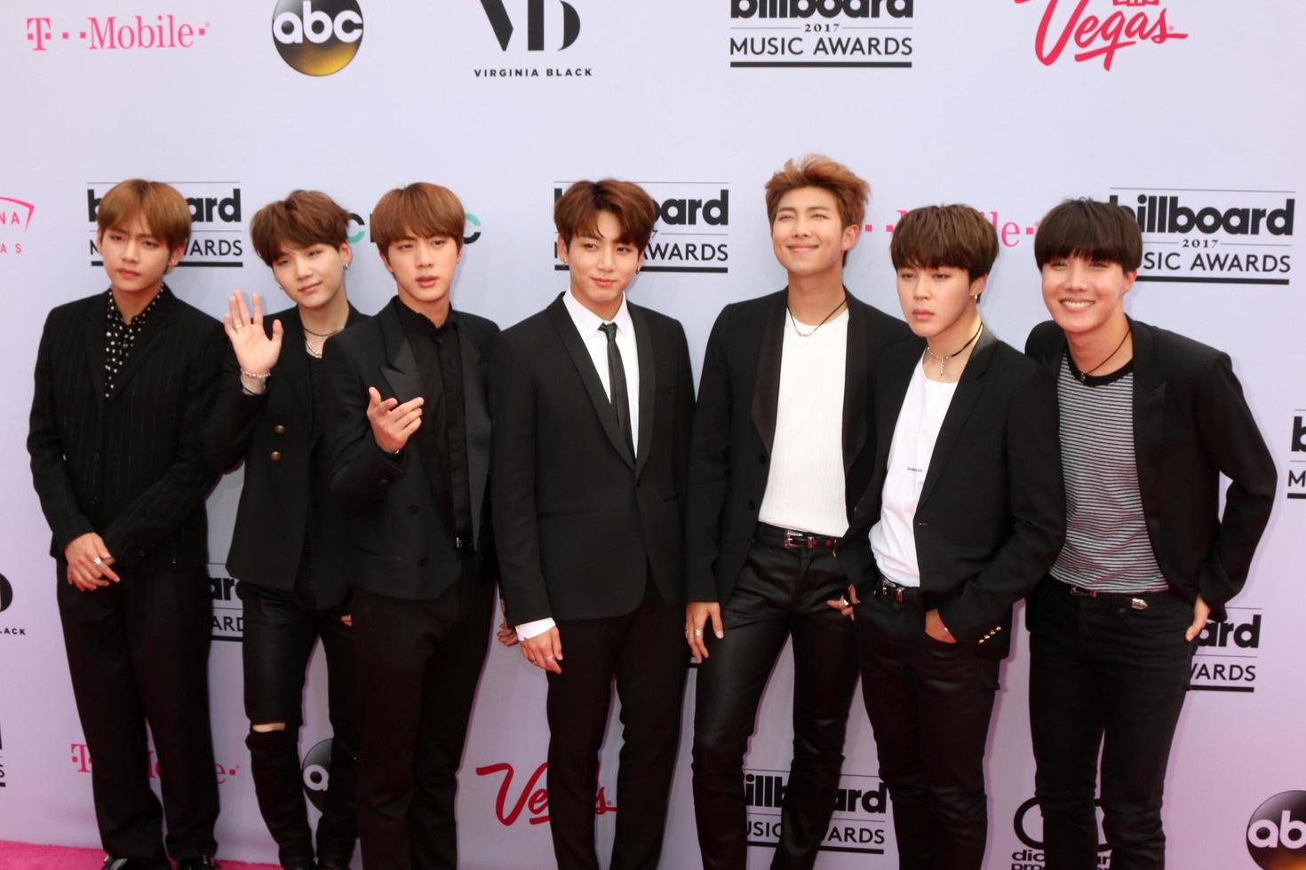 LAS VEGAS, MAY 21 - BTS at the 2017 Billboard Music Awards, Arrivals at the T, Mobile Arena on May 21, 2017 in Las Vegas, NV photo