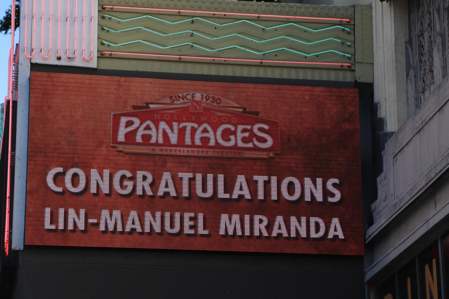 LOS ANGELES, NOV 30 - Atmosphere at the Lin, Manuel Miranda Star Ceremony on the Hollywood Walk of Fame on November 30, 2018 in Los Angeles, CA photo