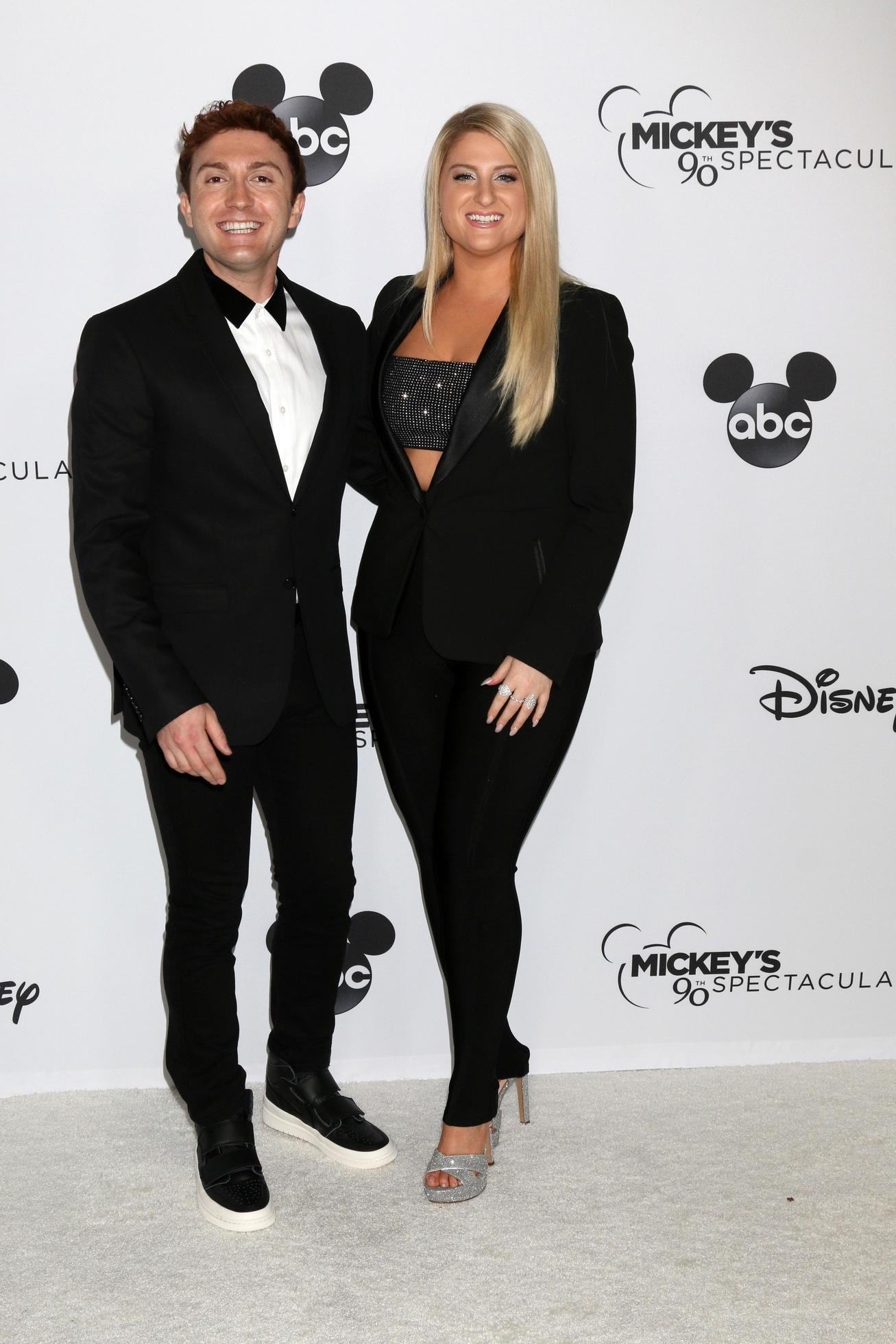 los angeles, 6 de oct - daryl sabara, meghan trainor en la grabación