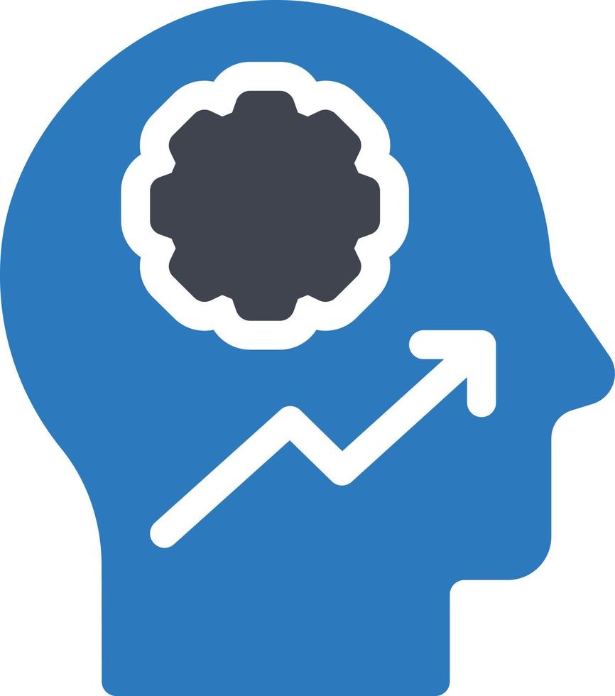 ilustración de vector de ajuste de cerebro en un fondo. símbolos de calidad premium. iconos vectoriales para concepto y diseño gráfico.