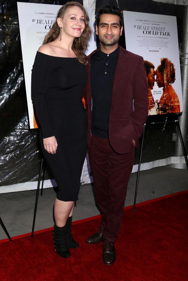 LOS ANGELES, DEC 4 - Emily V Gordon, Kumail Nanjiani at the If Beale Street Could Talk Screening at the ArcLight Hollywood on December 4, 2018 in Los Angeles, CA photo