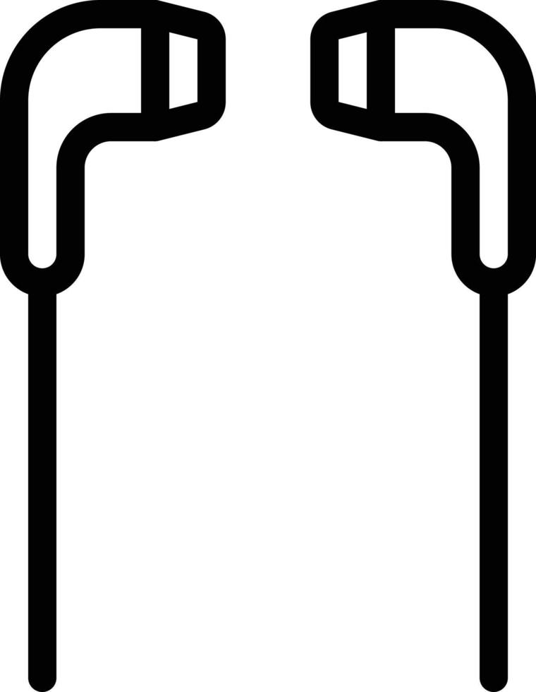 earphones vector illustration on a background.Premium quality symbols.vector icons for concept and graphic design.