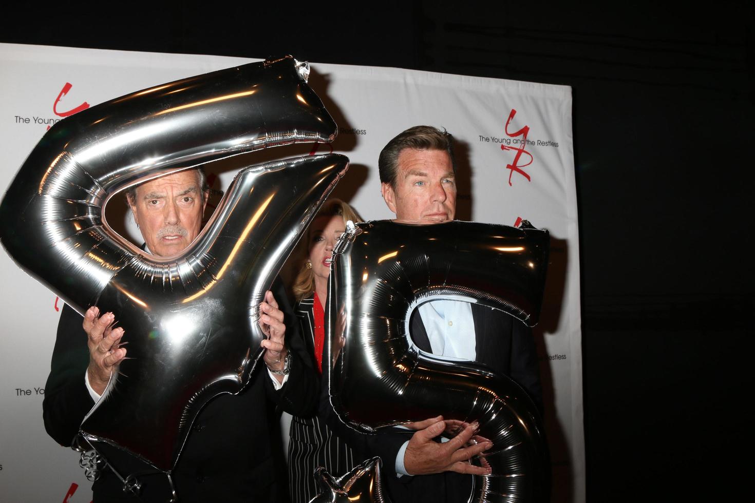 LOS ANGELES, MAR 26 - Eric Braeden, Peter Bergman at the The Young and The Restless Celebrate 45th Anniversary at CBS Television City on March 26, 2018 in Los Angeles, CA photo