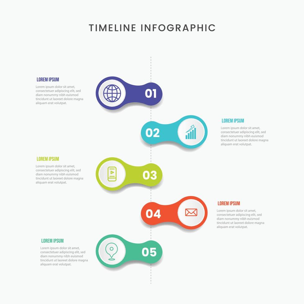 Business infographic template design vector