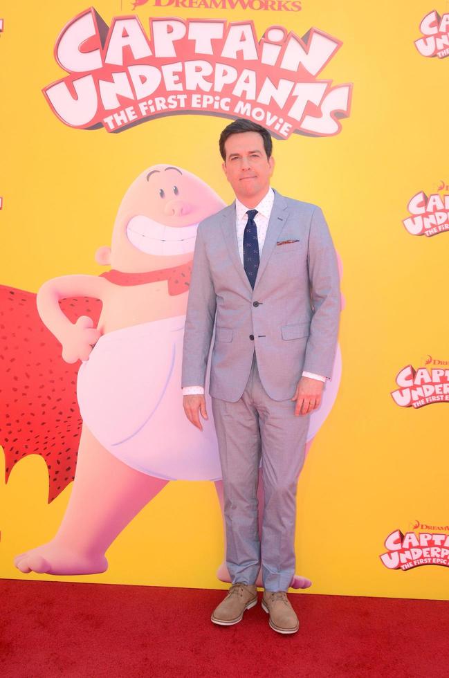 LOS ANGELES, MAY 21 - Ed Helms at the Captain Underpants Los Angeles Premiere at the Village Theater on May 21, 2017 in Westwood, CA photo