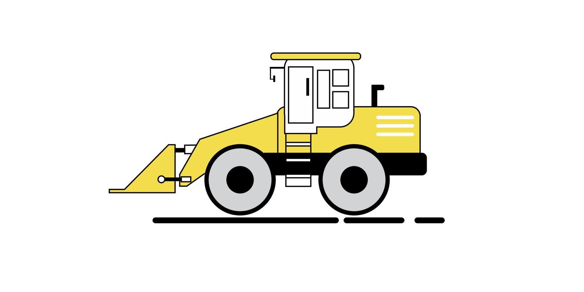 vector wheel loader car