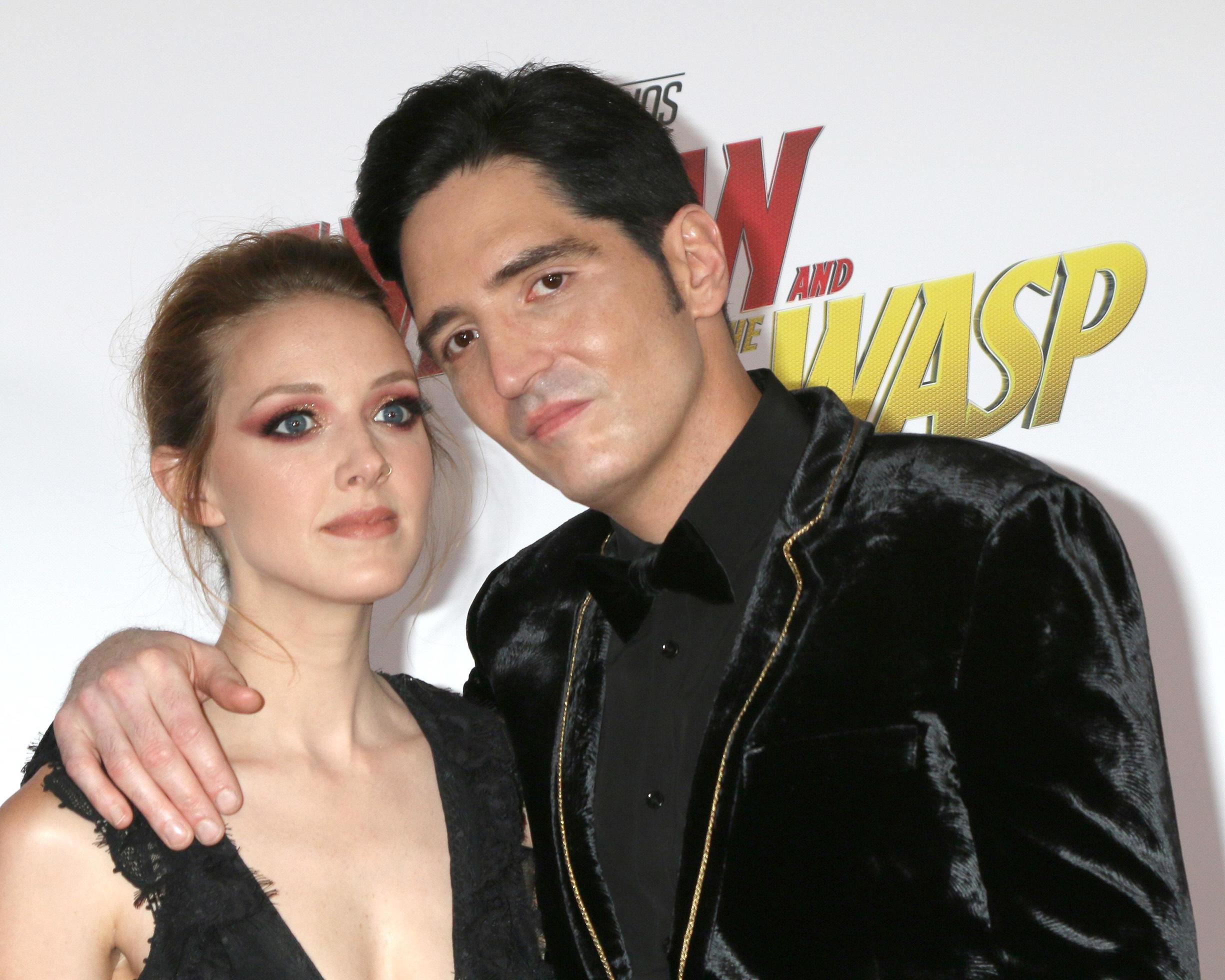 LOS ANGELES, JUN 25 - Evelyn Leigh, David Dastmalchian at the Ant, Man