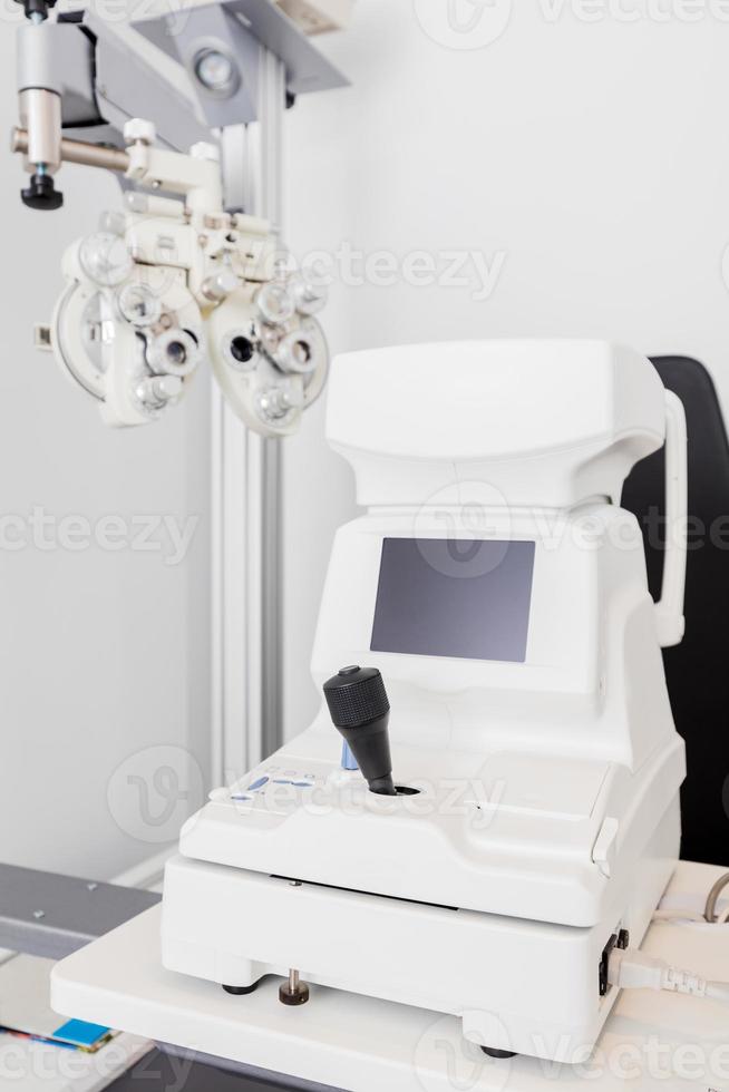 Professional machine for vision testing. photo