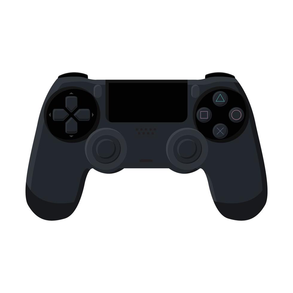 mockup cartoon video gamer joystick device digital gadget controller portable gamepad gaming play vector