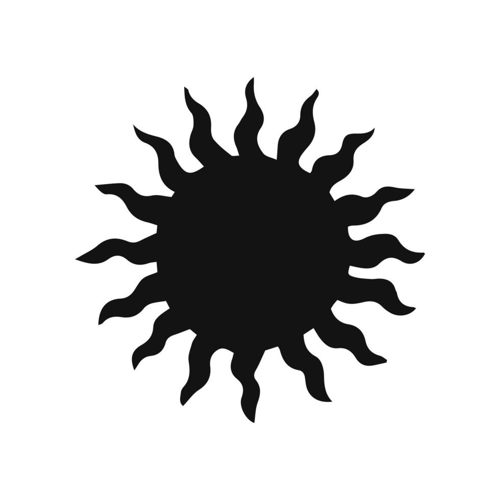 Esoteric symbols sun. Alchemy mystical magic elements for prints, posters, illustrations and patterns. vector