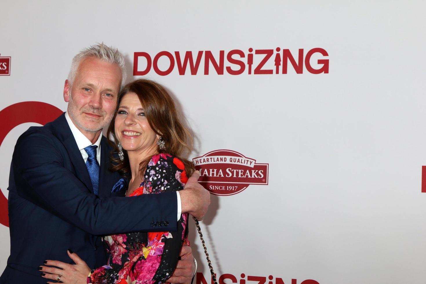 LOS ANGELES, DEC 18 - Geir Bergkastet, Ingjerd Egeberg at the Downsizing Special Screening at Village Theater on December 18, 2017 in Westwood, CA photo