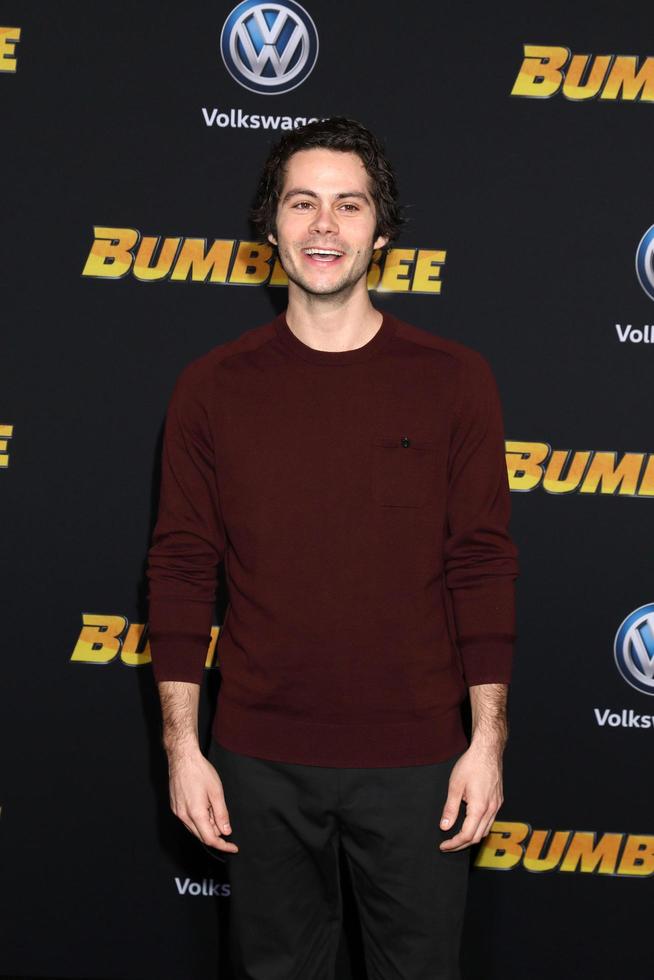 LOS ANGELES, DEC 9 - Dylan OBrien at the Bumblebee World Premiere at the TCL Chinese Theater IMAX on December 9, 2018 in Los Angeles, CA photo