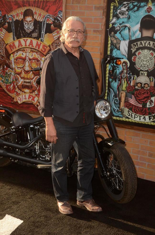 LOS ANGELES, AUG 28 - Edward James Olmos at the Mayans M C  Red Carpet Premiere at the TCL Chinese Theater IMAX on August 28, 2018 in Los Angeles, CA photo